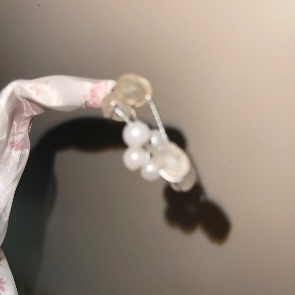 Vintage Dillard's Trimmings Pink Santa Figurine w/ Box Shabby Chic Toile - Picture 6 of 16